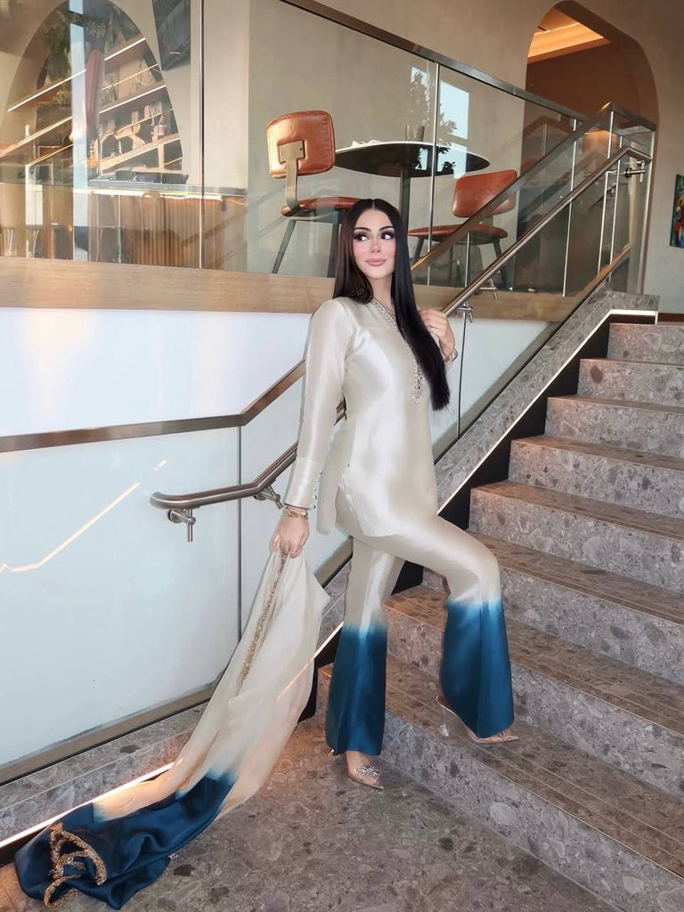 Dual Tone Palazzo & Dupatta ClothsVilla