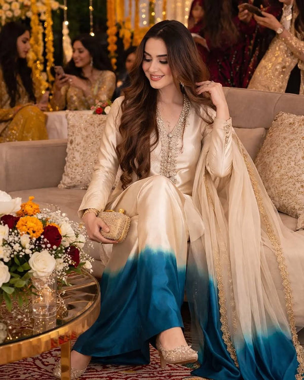 Dual Tone Palazzo & Dupatta ClothsVilla