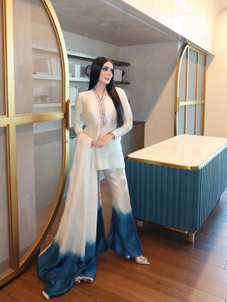 Dual Tone Palazzo & Dupatta ClothsVilla