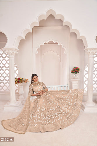 Dusty Chiqu Elegant Butterfly Net Lehenga with Intricate Embroidery ClothsVilla
