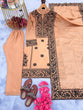 Load image into Gallery viewer, Dusty Orange Premium Designer Party Wear Top, Bottom &amp; Dupatta Set Clothsvilla