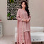 Dusty Pink Premium Designer Readymade Top Plazzo Collection