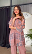 Load image into Gallery viewer, Dusty Pink Pure Natural Crepe Embroidered Farshi Plazzo Set with Organza Silk Dupatta – Full Stitched ClothsVilla