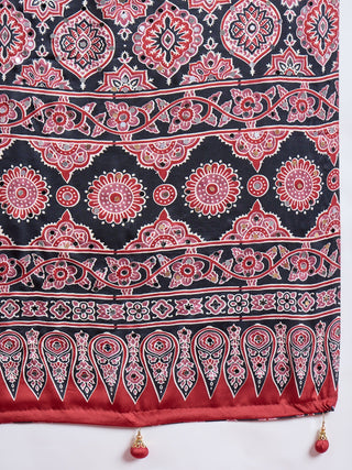 Elakshi Mirror Work Semi Modal Saree for Wedding & Party Wear ClothsVilla
