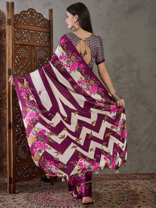 Elaria Contemporary Semi Modal Saree for Special Occasions ClothsVilla