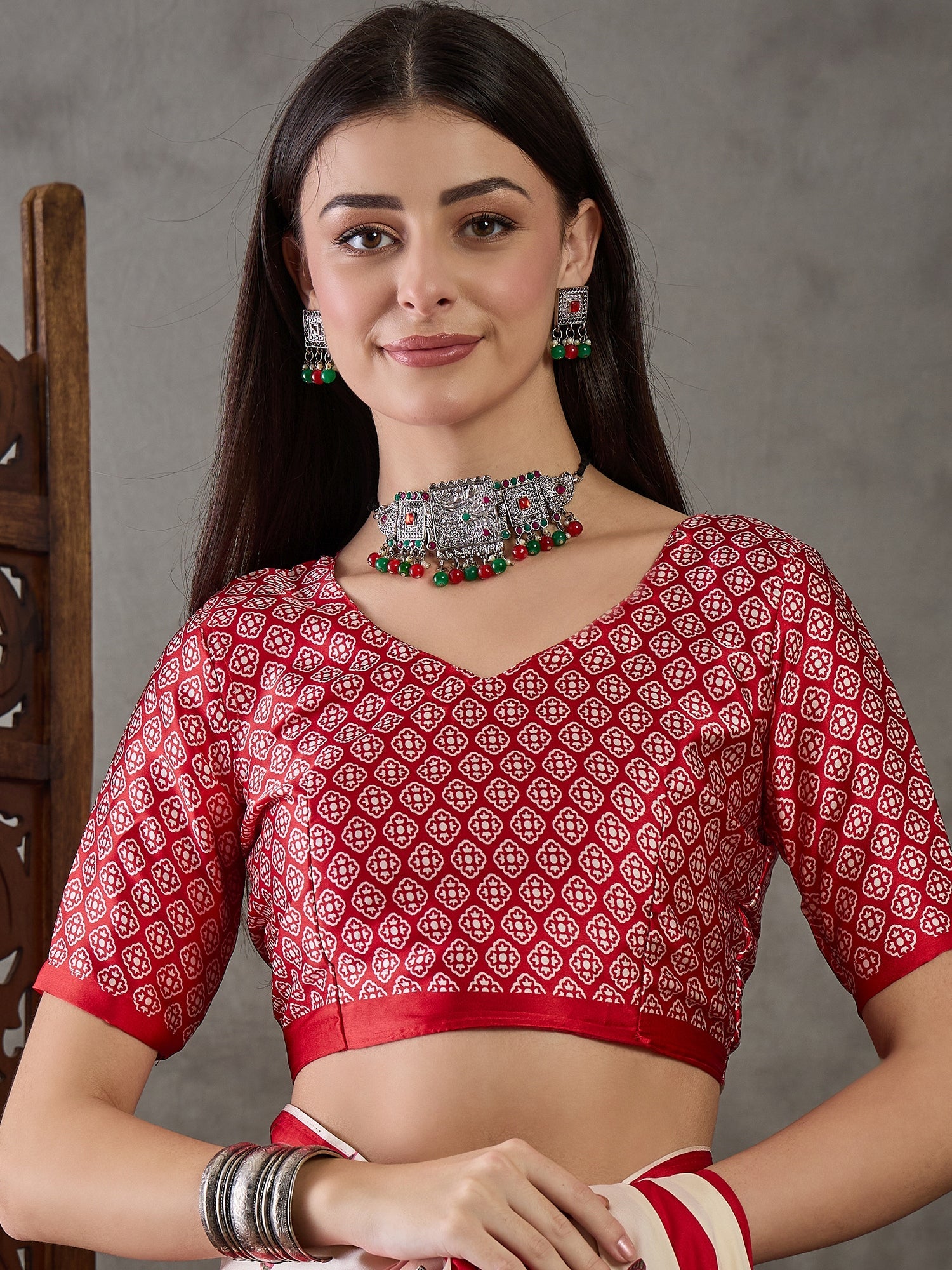Elaria Contemporary Semi Modal Saree for Special Occasions ClothsVilla