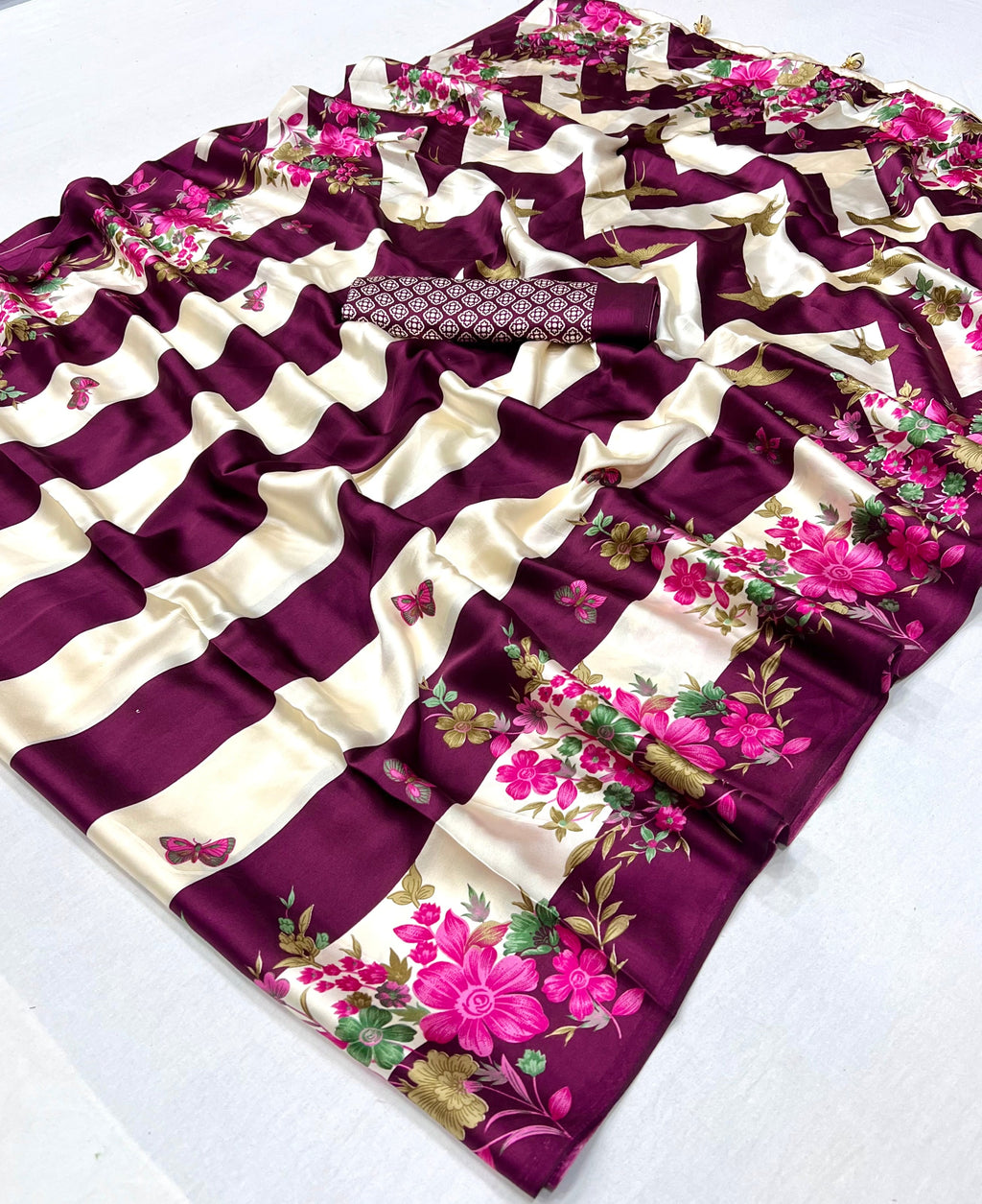 Elaria Contemporary Semi Modal Saree for Special Occasions ClothsVilla