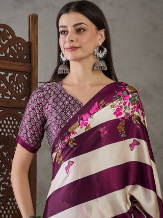 Elaria Contemporary Semi Modal Saree for Special Occasions ClothsVilla