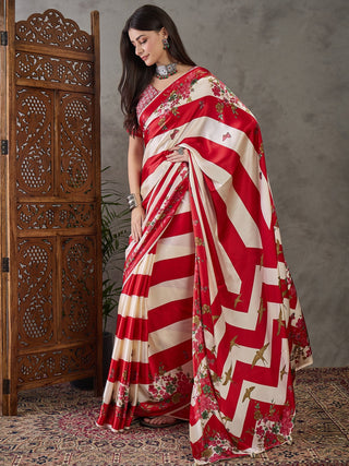 Elaria Contemporary Semi Modal Saree for Special Occasions ClothsVilla