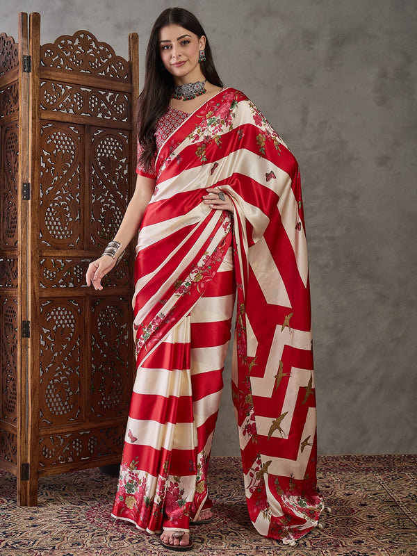 Elaria Contemporary Semi Modal Saree for Special Occasions ClothsVilla