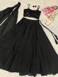 Load image into Gallery viewer, Elegant Black Ri8 Fashion Women's Lehenga Set with Modern Flair ClothsVilla.com