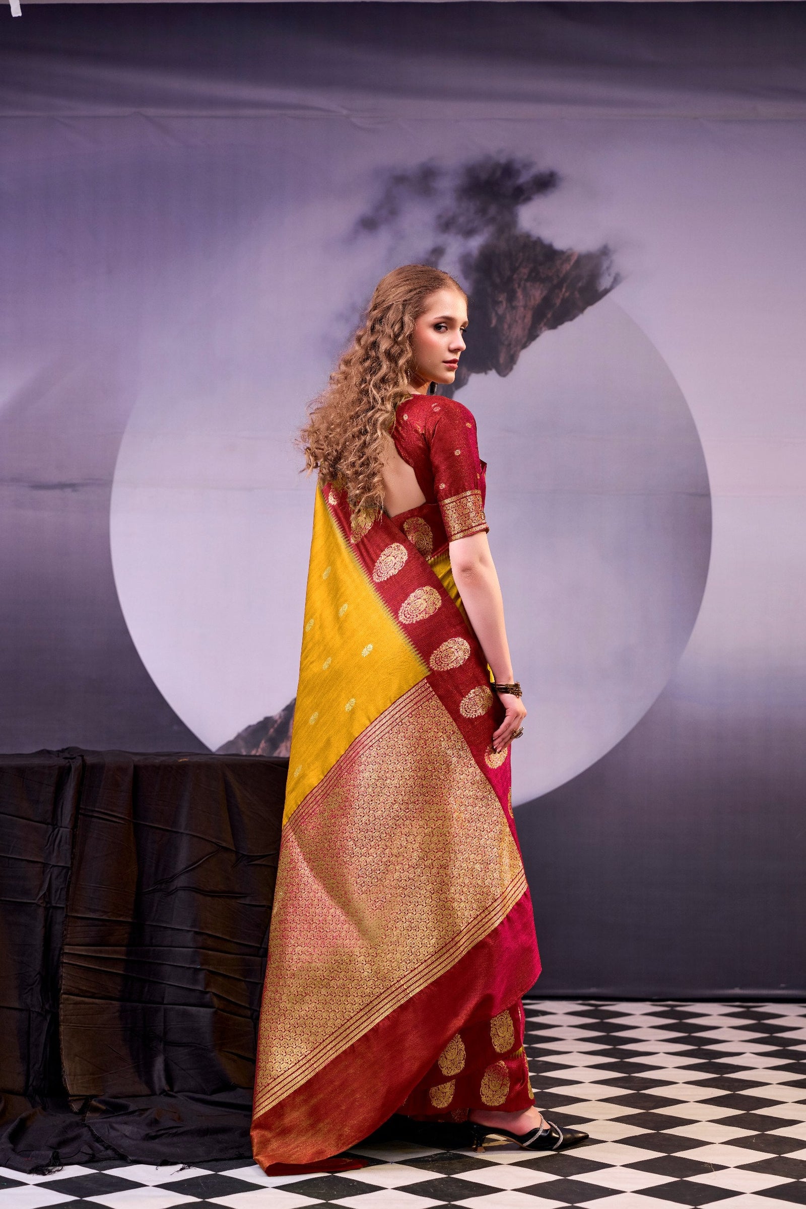Elegant Cotton Zari Weaving Saree ClothsVilla