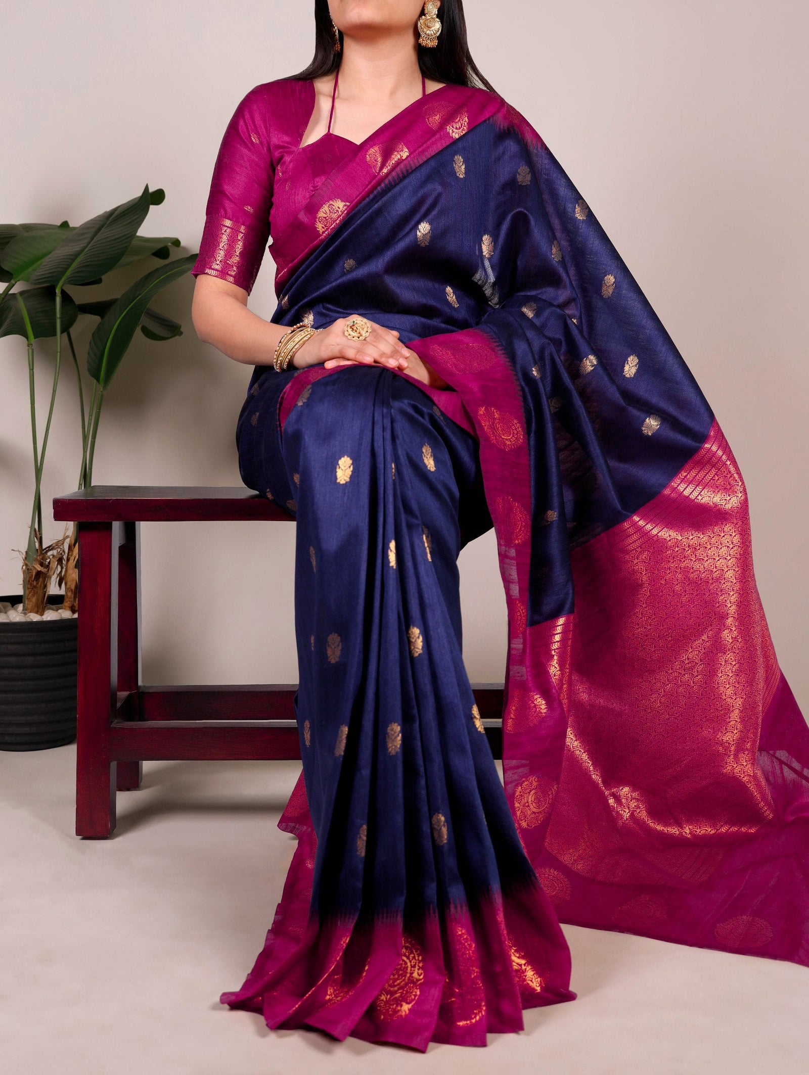 Elegant Cotton Zari Weaving Saree ClothsVilla