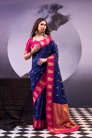 Elegant Cotton Zari Weaving Saree ClothsVilla