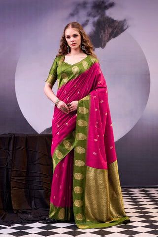 Elegant Cotton Zari Weaving Saree ClothsVilla