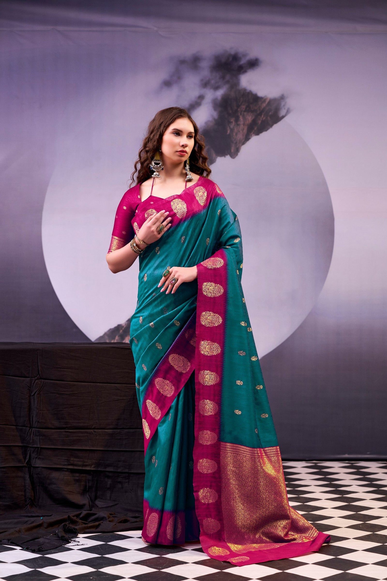 Elegant Cotton Zari Weaving Saree ClothsVilla