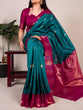 Load image into Gallery viewer, Elegant Cotton Zari Weaving Saree ClothsVilla