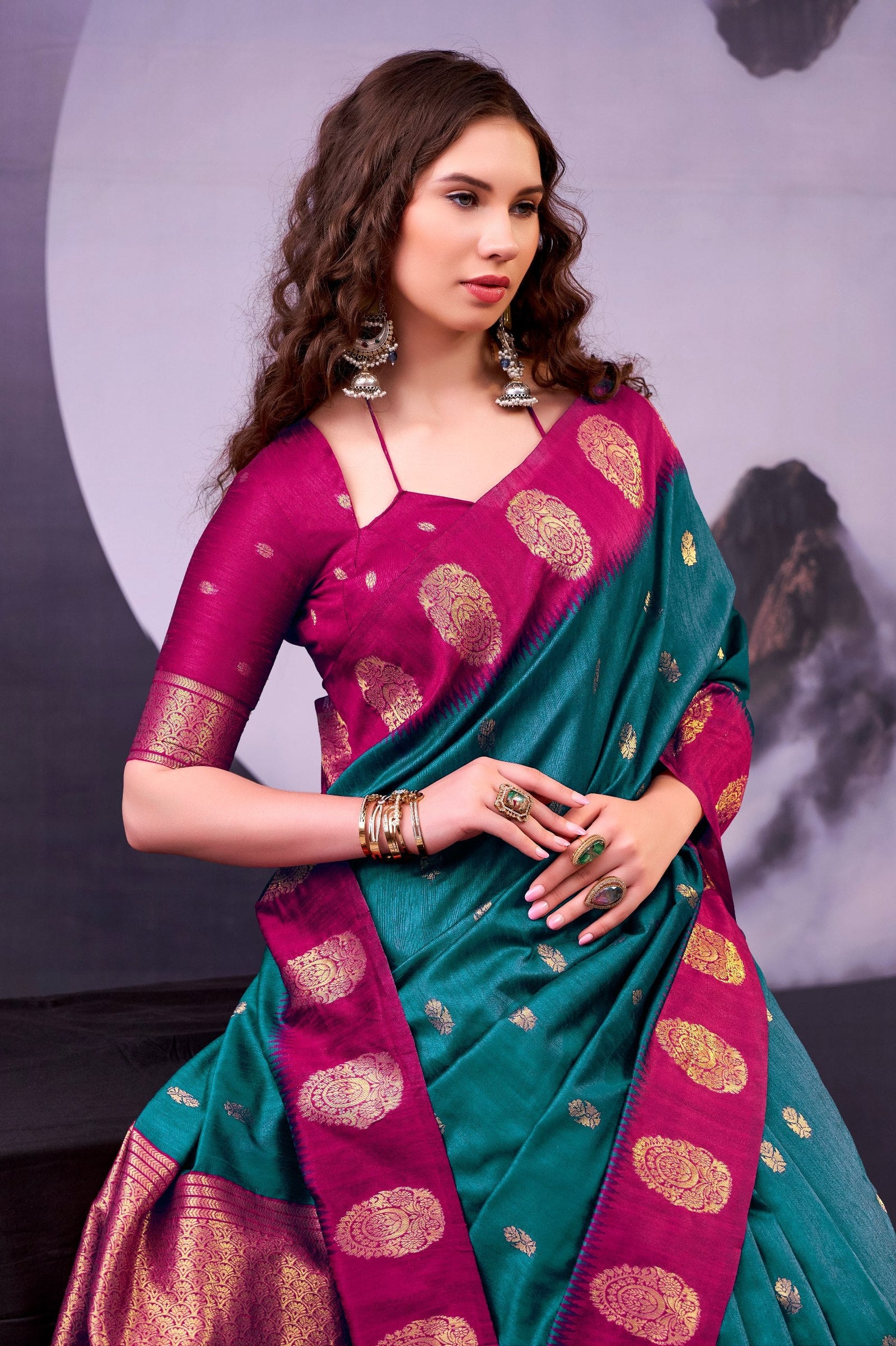 Elegant Cotton Zari Weaving Saree ClothsVilla