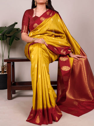 Elegant Cotton Zari Weaving Saree ClothsVilla