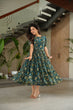 Load image into Gallery viewer, Elegant Printed Faux Georgette Gown ClothsVilla