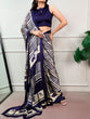 Load image into Gallery viewer, Elegant Satin Chiffon Printed Saree Clothsvilla