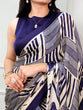 Load image into Gallery viewer, Elegant Satin Chiffon Printed Saree Clothsvilla