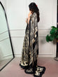 Load image into Gallery viewer, Elegant Satin Chiffon Printed Saree Clothsvilla