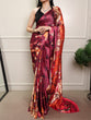 Load image into Gallery viewer, Elegant Satin Silk Printed Saree ClothsVilla