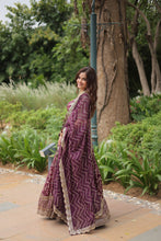 Load image into Gallery viewer, Elegant Wine Jacquard Lehenga Choli with Sequins Embroidery Clothsvilla