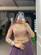 Load image into Gallery viewer, Enchanting Lavender Lehenga Choli: Grace the Wedding Season with Fairytale Elegance ClothsVilla
