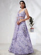 Load image into Gallery viewer, Enchanting Lavender Sequined Lehenga Choli Set with Exquisite Embroidery ClothsVilla