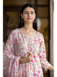 Load image into Gallery viewer, Enchanting Light Pink Hand block Printed Cotton Suit Set with Mirror &amp; Tikki Work ClothsVilla