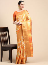 Load image into Gallery viewer, Enchanting Mustard Dola Silk Saree - Perfect for the Wedding Season ClothsVilla