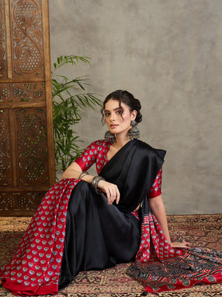 Eshanya Stylish Semi Modal Saree for Party & Festive Wear ClothsVilla