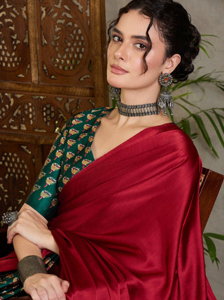 Eshanya Stylish Semi Modal Saree for Party & Festive Wear ClothsVilla