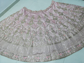 Exquisite Cobra Silk Lehenga Set with Dazzling Sequined Embroidery ClothsVilla