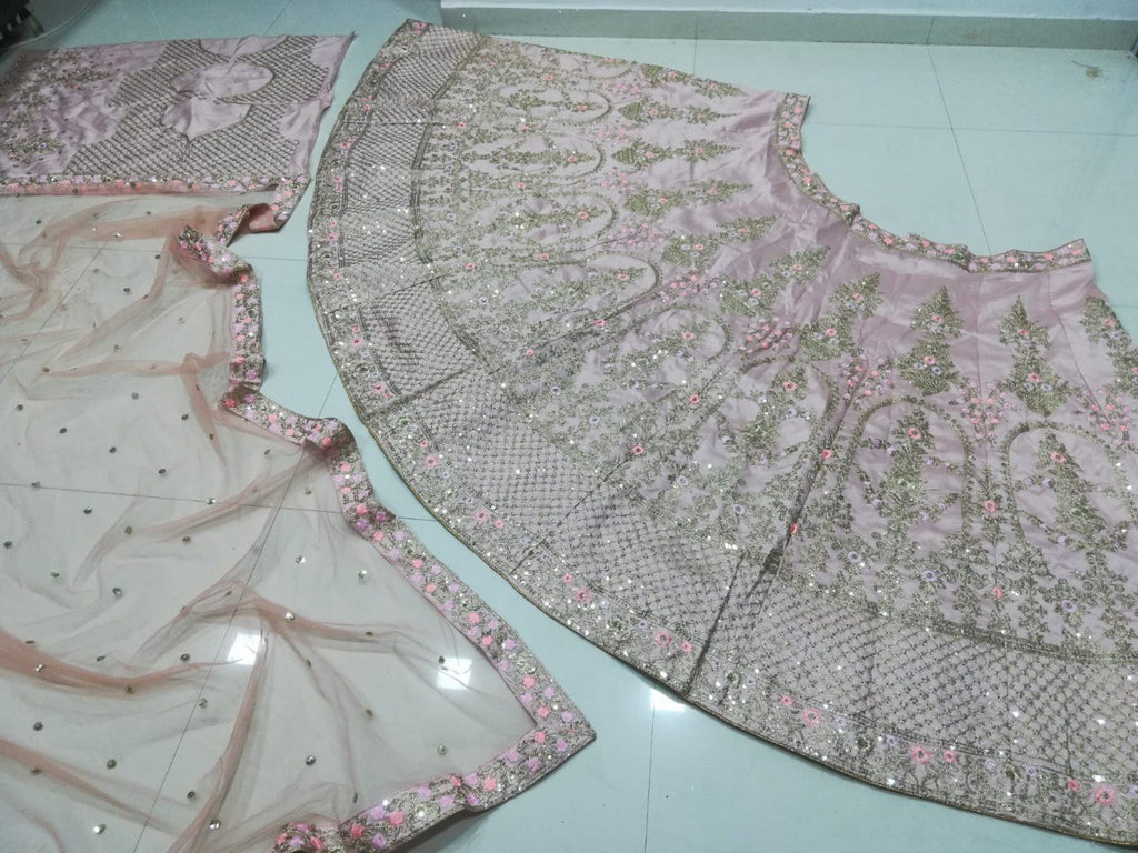 Exquisite Cobra Silk Lehenga Set with Dazzling Sequined Embroidery ClothsVilla