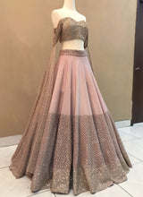 Load image into Gallery viewer, Exquisite Cotton Silk Lehenga Choli Set with Jari Embroidery ClothsVilla