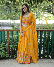 Load image into Gallery viewer, Exquisite Georgette Lehenga with Sequined Embroidery ClothsVilla