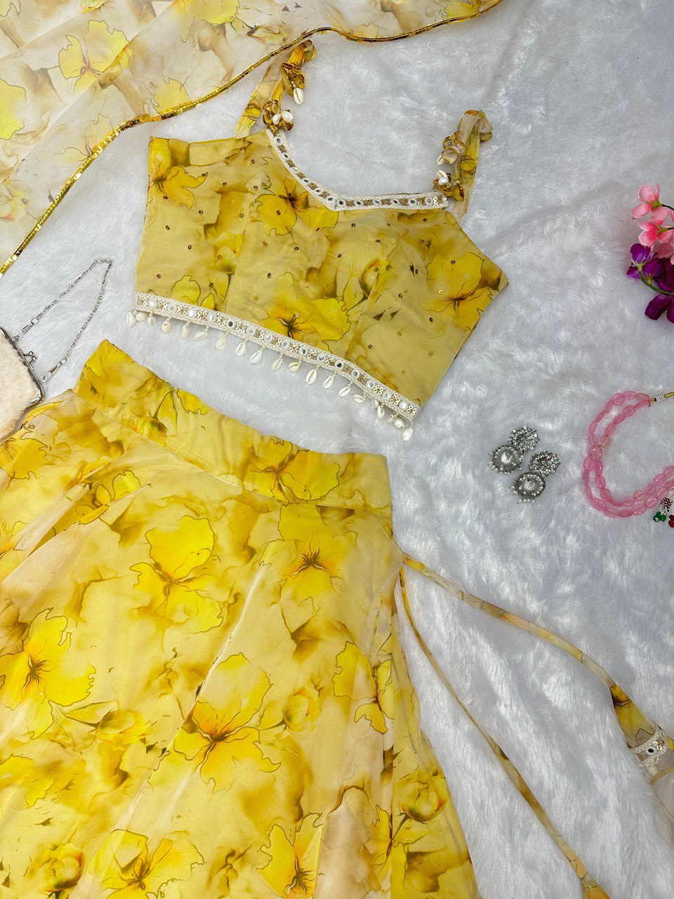 Exquisite Haldi Ceremony Outfit Modern Elegance with Handcrafted Details ClothsVilla