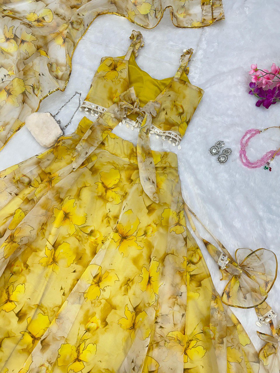Exquisite Haldi Ceremony Outfit Modern Elegance with Handcrafted Details ClothsVilla