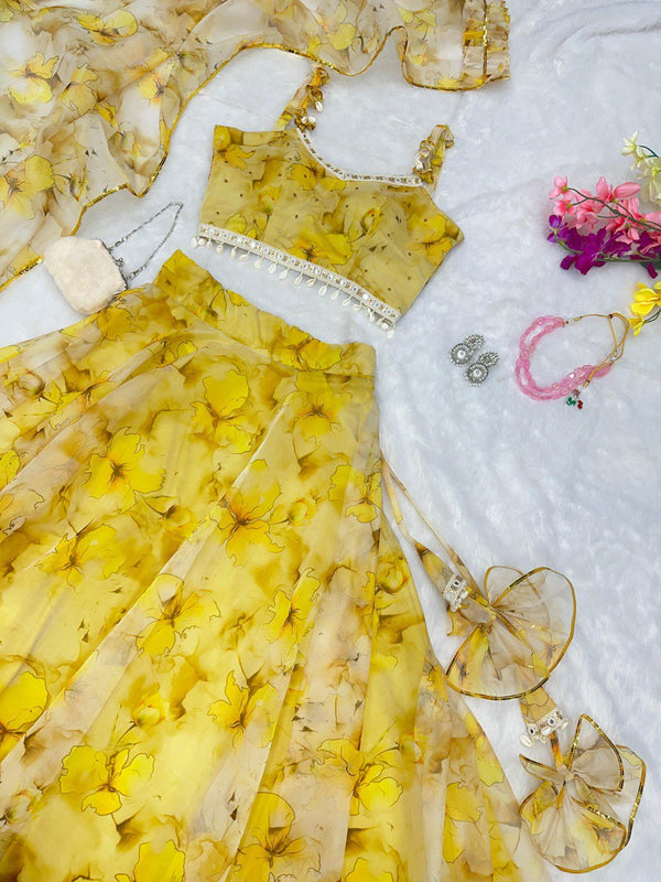 Exquisite Haldi Ceremony Outfit Modern Elegance with Handcrafted Details ClothsVilla