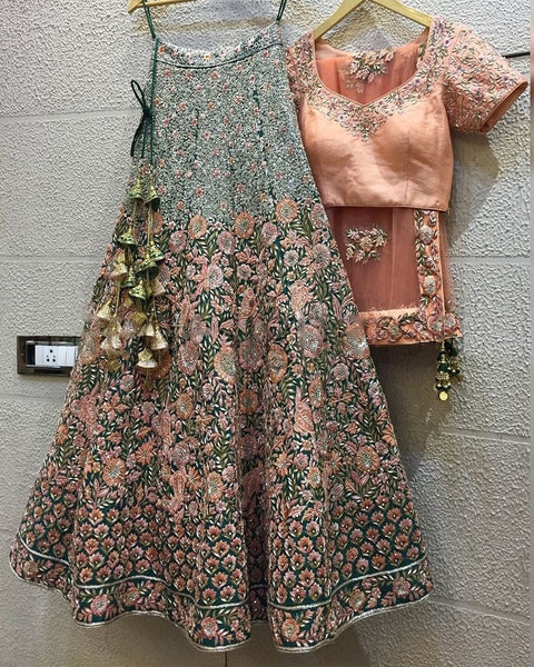 Exquisite Heavy Mono Banglory Lehenga with Thread, Jari & Sequence Work ClothsVilla Main image