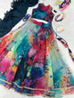 Load image into Gallery viewer, Exquisite Multi Color Organza Silk Lehenga Set - Modern Elegance with a Touch of Tradition ClothsVilla