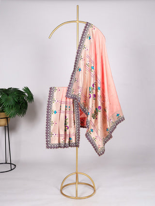 Exquisite Paithani Jacquard Silk Dupatta – A Timeless Elegance ClothsVilla