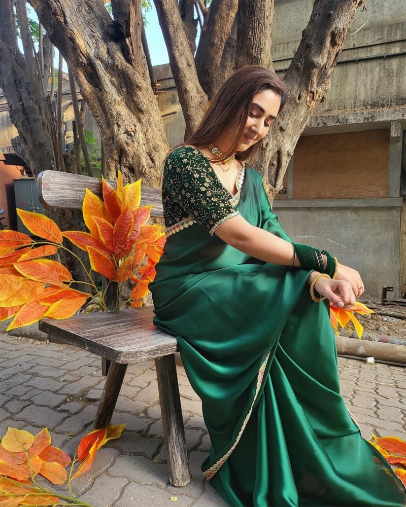 Exquisite Rangoli Silk Saree with Sequin & Zari Embroidery ClothsVilla Main image