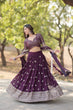 Load image into Gallery viewer, Faux Blooming Embroidered Lehenga Choli Set with Sequin Work ClothsVilla