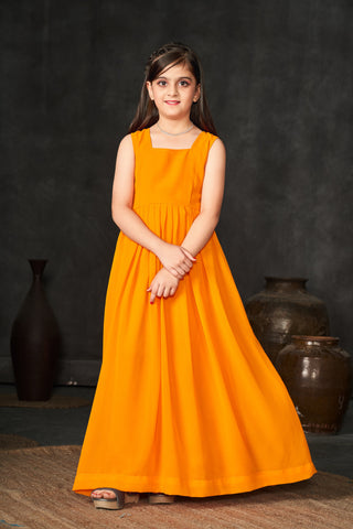 Faux Georgette Digital Print Shrug Set Indo-Western Gown for Girls Clothsvilla