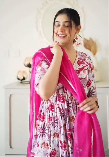 Festival & Party Ready Mesmerize in Pink Super-Hot Alia Cut Suit Set with Pauls Flair ClothsVilla