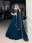 Firozi Elegant Georgette Lehenga Set – Timeless Glam for Every Occasion ClothsVilla